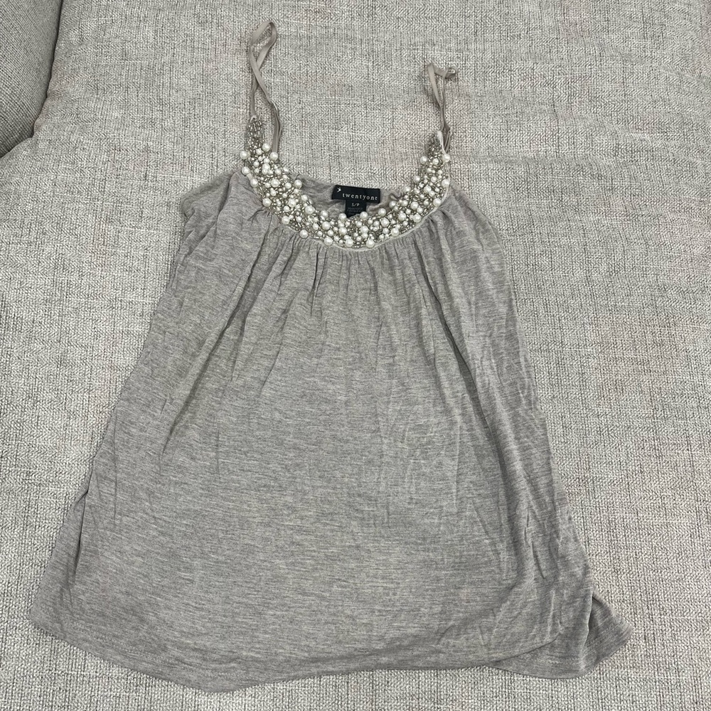 Beaded Tank Top